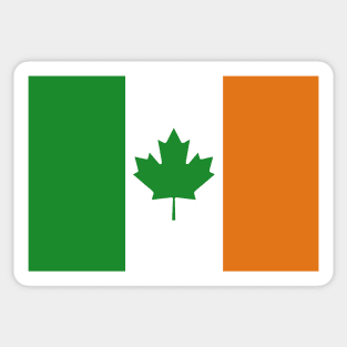 Canada - Ireland Flag Mashup Sticker